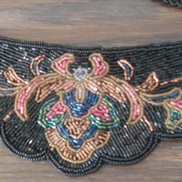 Lillian Vernon 80\'s beaded sash belt main image 7
